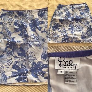 Vintage White Label Lilly Pulitzer Skirt